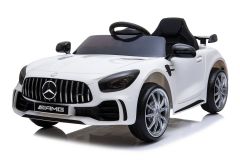 12V Lizenziertes Mercedes GTR Elektrofahrzeug Weiß