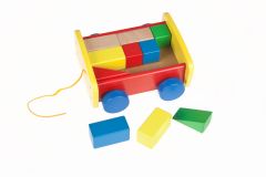 Ziehen-Entlang Holzspielzeug für Kinder, Wagen