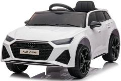 12V Lizenziertes Audi RS6 Batteriebetriebenes Elektrofahrzeuglager, Weiß